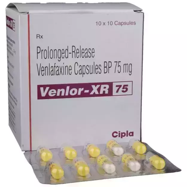 Venlafaxine HCl XR 75mg cover image